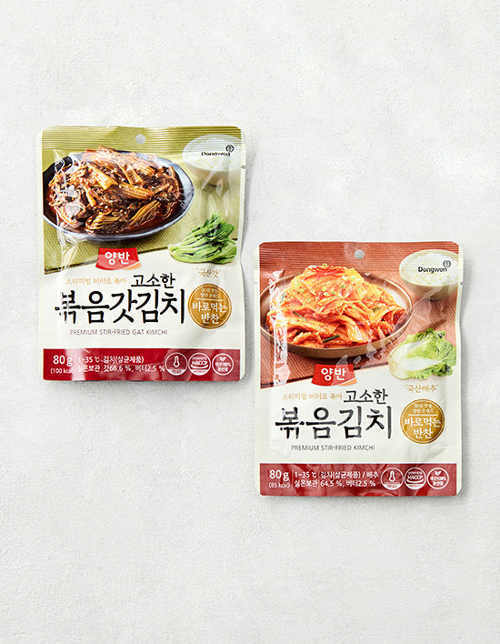 [동원] 양반 볶음김치 80g 2종 (택1) - Kurly USA