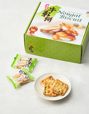 Taiwanese Nougat Crackers (누가크래커) | 대만 누가크래커 대용량 32개입 448g
