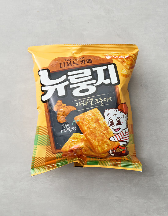 [오리온] 뉴룽지 카라멜 크룽지맛 124g