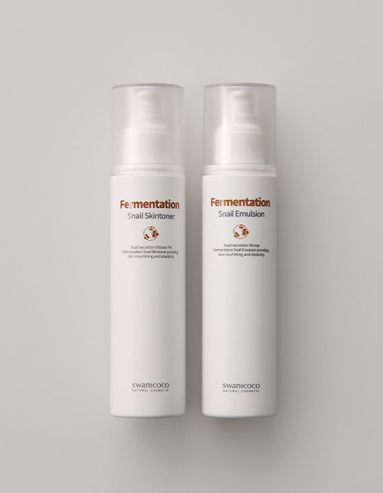 [스와니코코] 퍼멘테이션 스네일 스킨토너 120ml+에멀전 120ml SET - Kurly USA