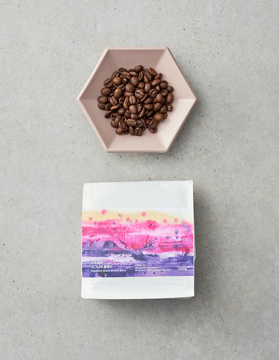 [모모스커피] 므쵸베리 블렌드 원두 200g - Kurly USA