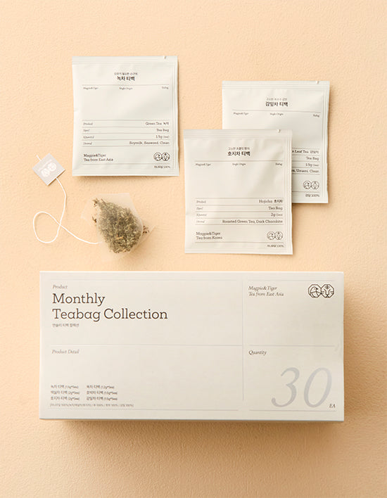 [맥파이앤타이거] 먼슬리 티백 선물세트