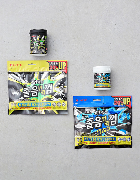 Wake-Up Strong Mint Gum (졸음번쩍껌) | 졸음번쩍껌 2종 (택1)