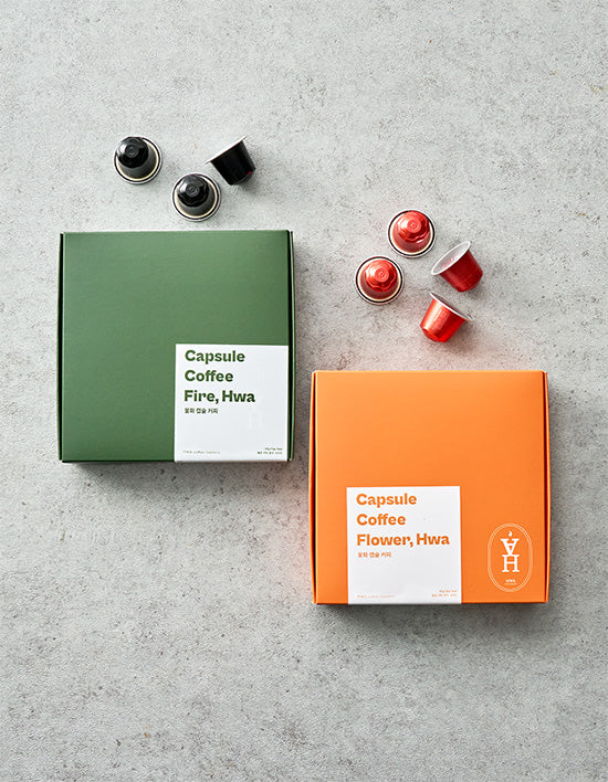 Coffee Hwa Coffee Capsules, 2 Types (캡슐커피) | 캡슐 커피 5g X 9개입 2종(택1)