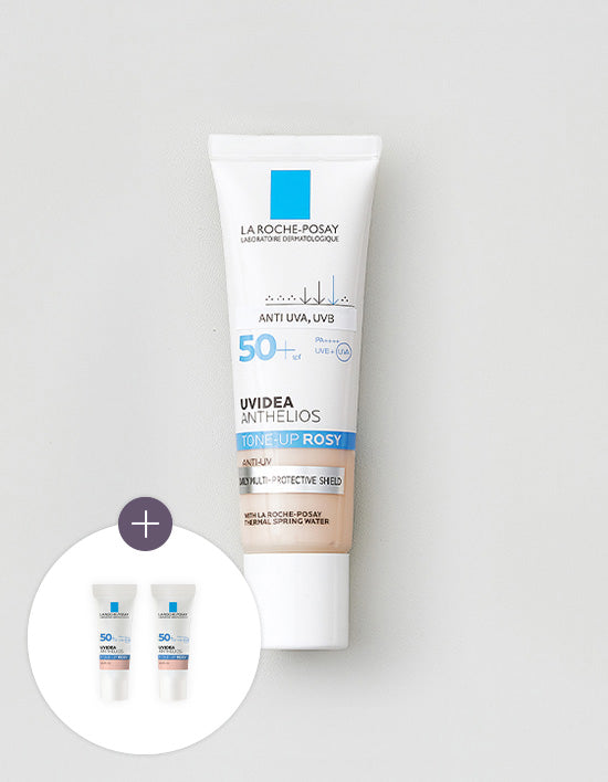 [La Roche-Posay] BEST Radiance Care - UVIDEA Tone-Up Sunscreen & Cica Cream & MELA B3 Serum 4 Types (Select 1)