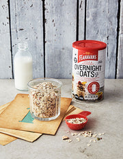 [플라하반] 오버나이트 오트밀 애플&라즈베리 450g - Kurly USA