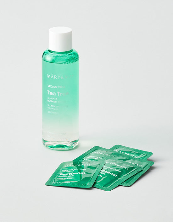 [마리엔메이] 비건 시카 티트리 아하 파하 블레미쉬 토너 200ml (+ 센서티브 수딩 젤 크림 1.5ml*5ea)