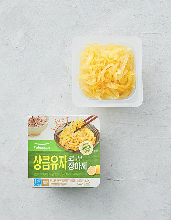 [풀무원] 상큼유자 꼬들무 장아찌 220g - Kurly USA