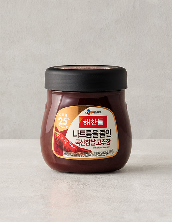Reduced-Sodium Glutinous Rice Gochujang (고추장) | 나트륨을 줄인 국산찹쌀 고추장 500g
