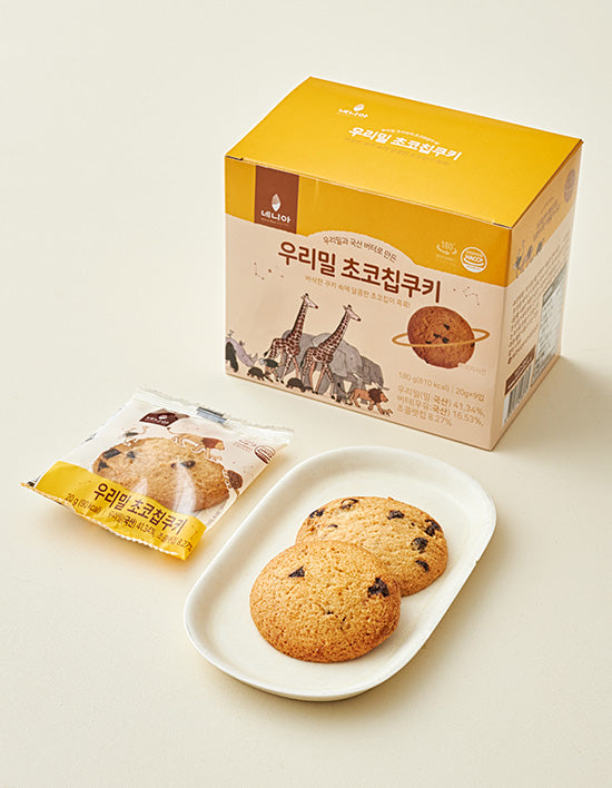 [네니아] 우리밀 초코칩쿠키 180g - Kurly USA