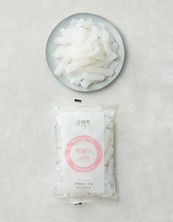 Konjac Tteokbokki Low-Calorie (곤약) | 떡볶이곤약 (180g X 4입)