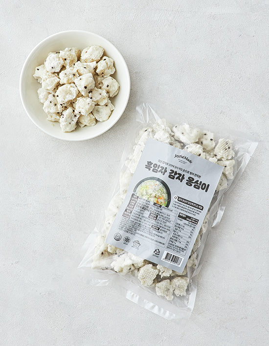 [조이풀메이드] 흑임자 감자옹심이 500g - Kurly USA
