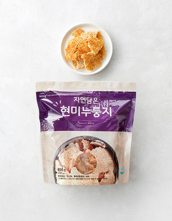 [자연담은] 국내산 현미 누룽지 800g - Kurly USA