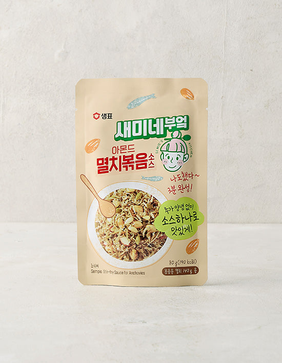 [Saemin's Kitchen] Almond and Dried Anchovy Stir-fry Sauce 80g
