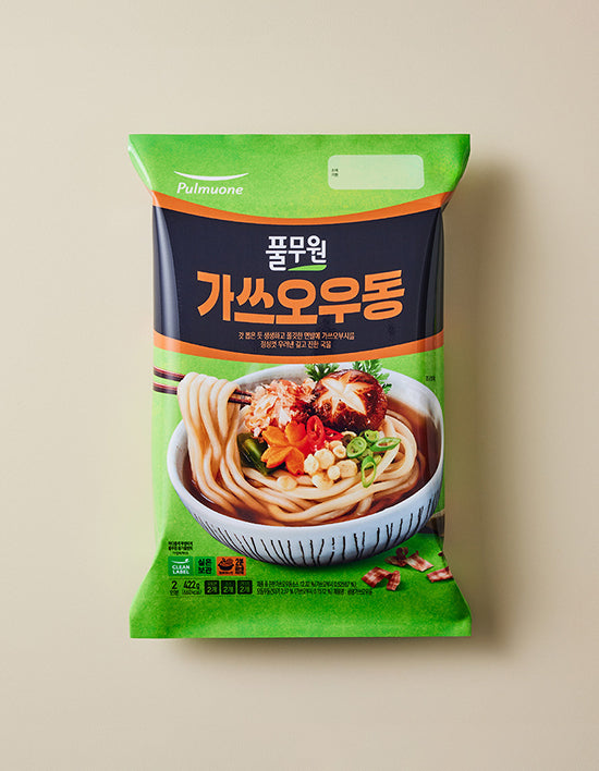 Pulmuone Katsuo Udon, 2 Servings (가쓰오우동) | 가쓰오우동 2인 422g