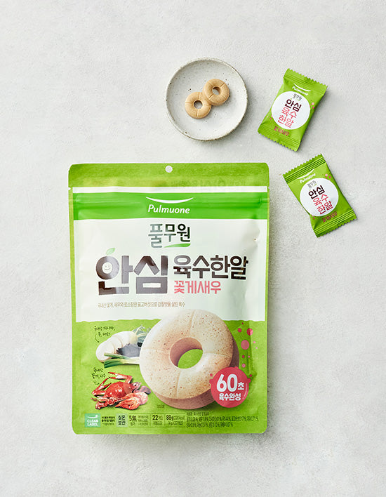[풀무원] 안심 육수한알 꽃게새우_4g*22ea - Kurly USA