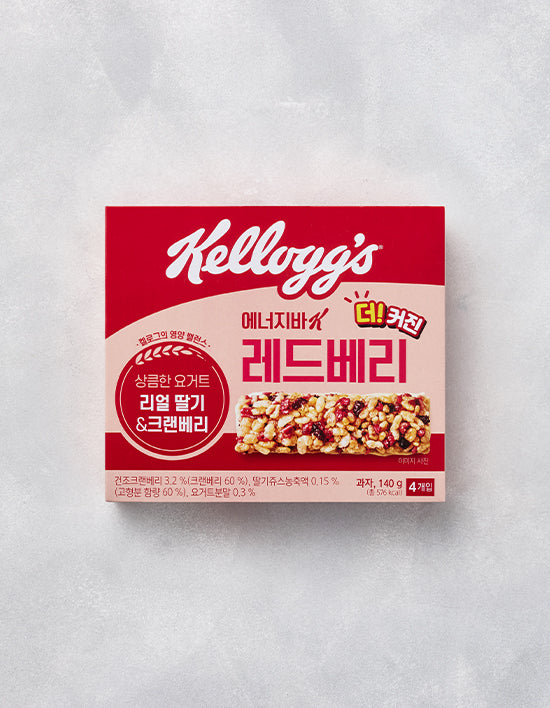 Energy Bar K Red Berry (에너지바K) | 에너지바K 레드베리 35g x 4개