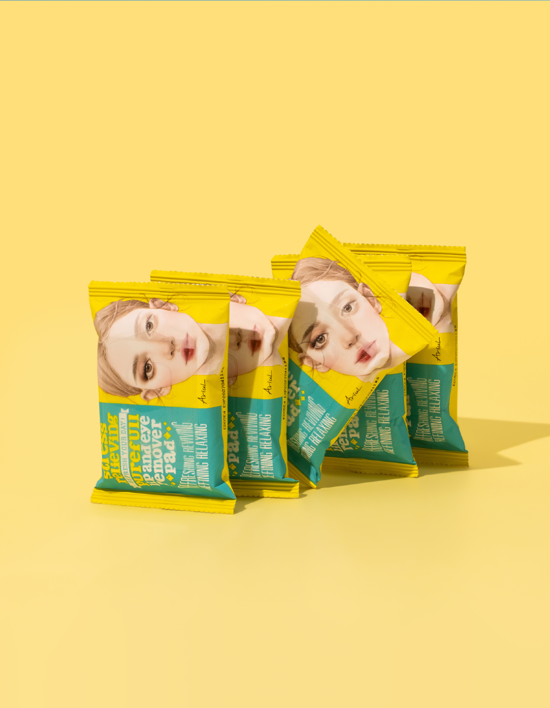 Stress-Relieving Lip & Eye Remover Pads, 90 ct (리무버) | 스트레스 릴리빙 립앤아이리무버패드 30매*3개입