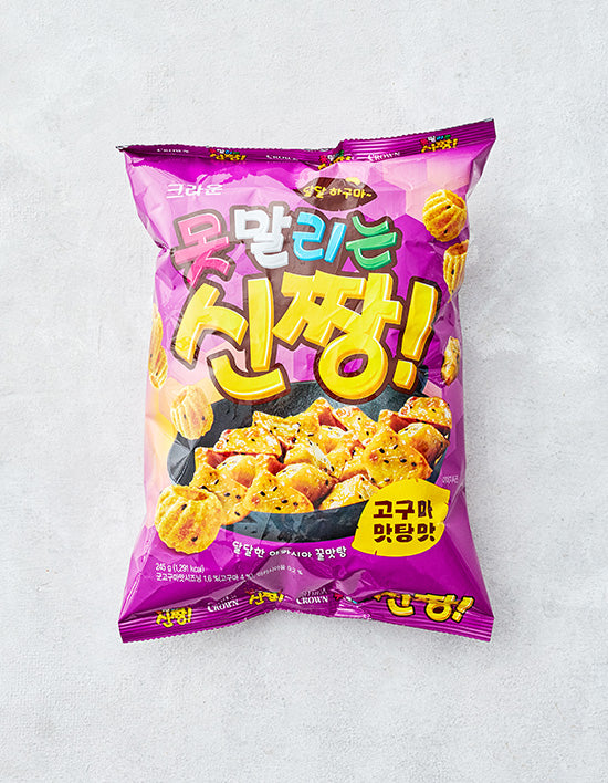 [크라운] 신짱 고구마맛탕맛 245g - Kurly USA