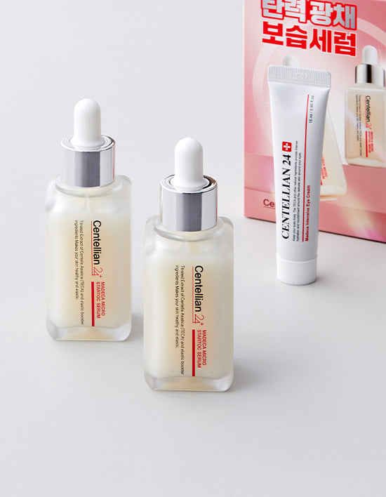 [동국제약] 센텔리안24 마데카 스타톡세럼 듀오세트 (세럼 50ml*2ea + 아이크림 본품 15ml) - Kurly USA