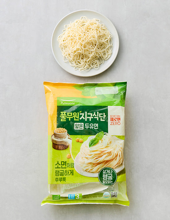 [풀무원] 식물성 지구식단 얇은 두유면 3입 - Kurly USA