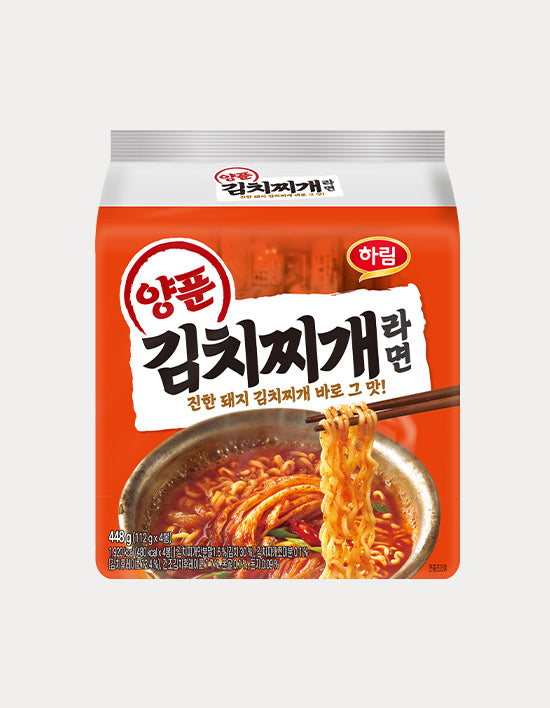 [하림] 양푼김치찌개라면 4입