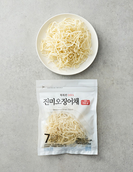 [우물우물] DHA 진미 오징어채 150g - Kurly USA