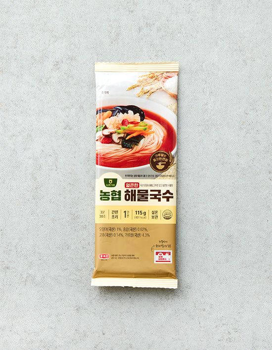 Seafood Noodle Soup (해물국수) | 해물국수 115g