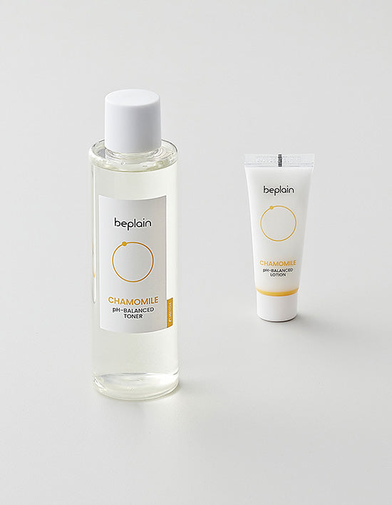[비플레인] 캐모마일 약산성 토너 200ml+로션 20ml 기획세트 - Kurly USA