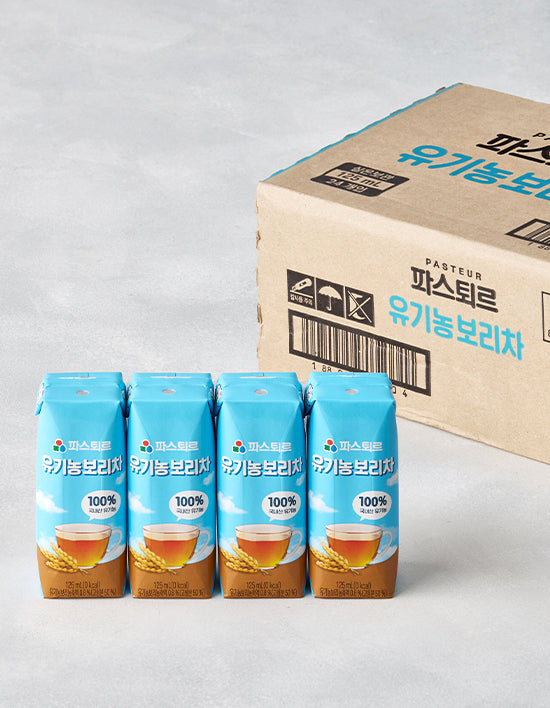 [Pasteur] Organic Mild Children's Barley Tea 125mL 2 Types