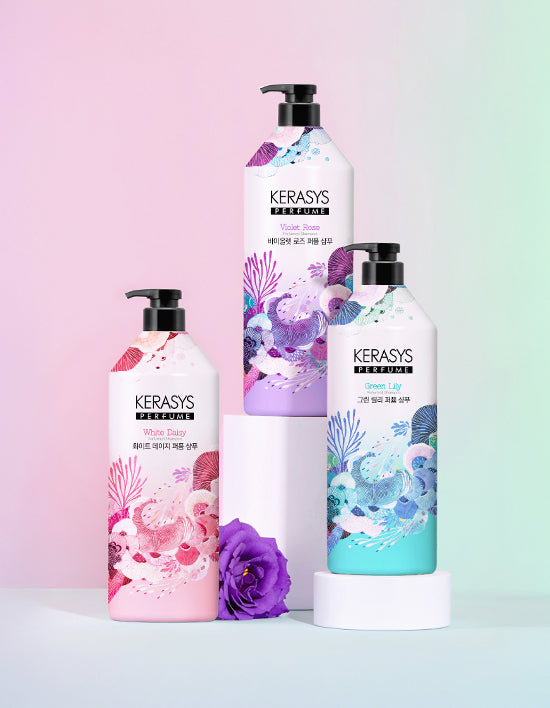 Kerasys Perfume Shampoo, 3 Types, 1L (샴푸) | 퍼퓸 샴푸 1L 3종 (택1)