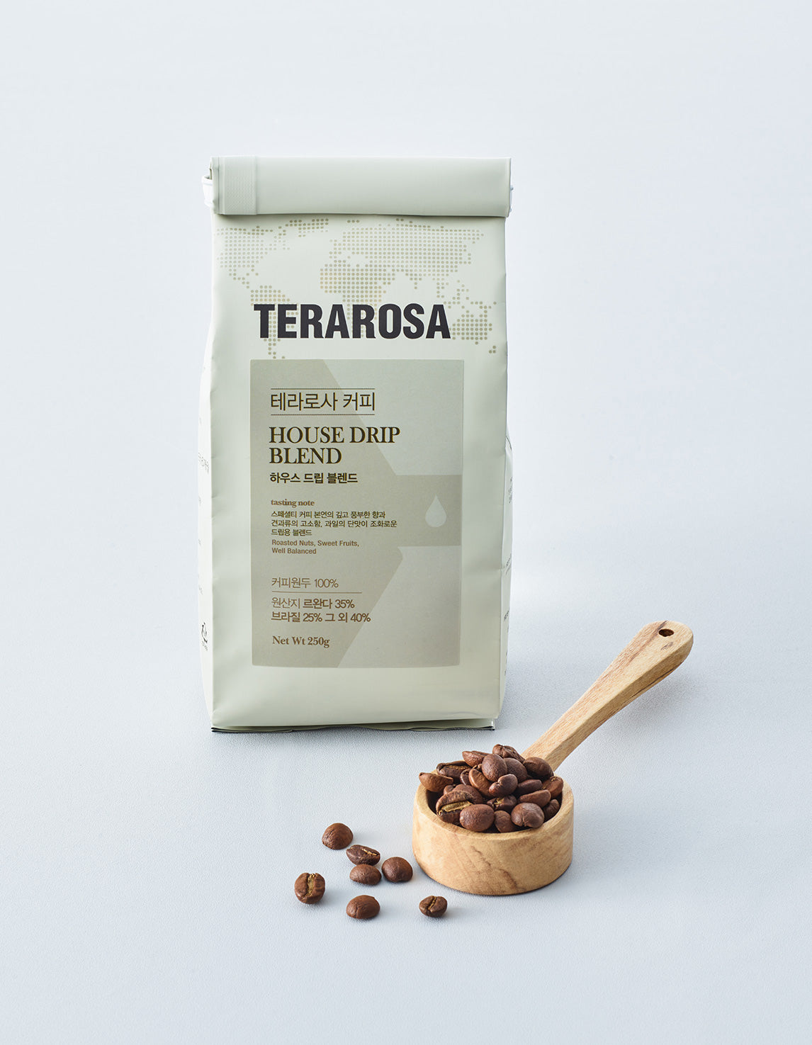 Terarosa House Drip Blend Beans, 250g (원두) | 하우스 드립 블렌드 원두 250g