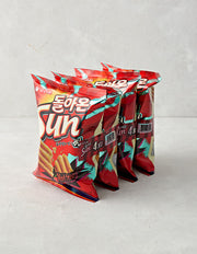 [오리온] 썬 핫스파이시 4번들 - Kurly USA