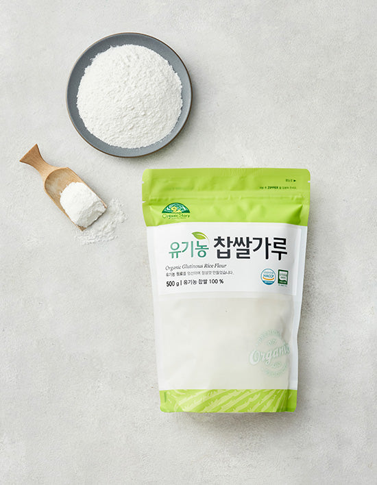Organic Glutinous Rice Flour (Chapssalgaru) | 유기농 찹쌀가루 500g