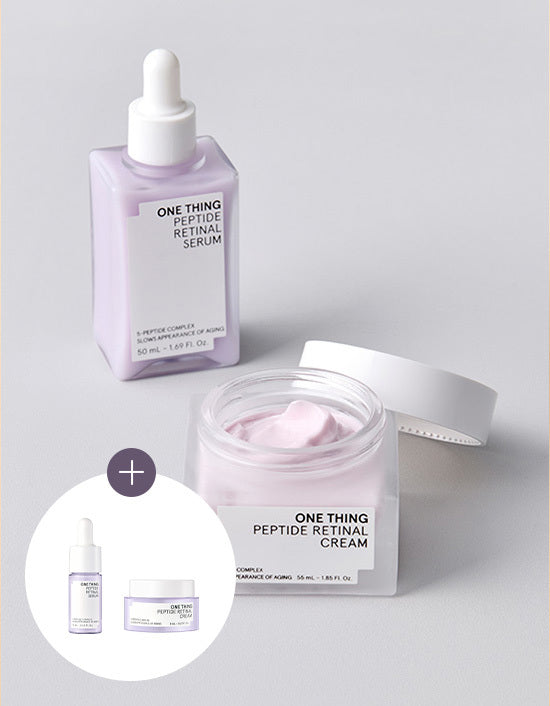 [원씽] 펩타이드 레티날 세럼 50ml+크림 55ml 세트 - Kurly USA