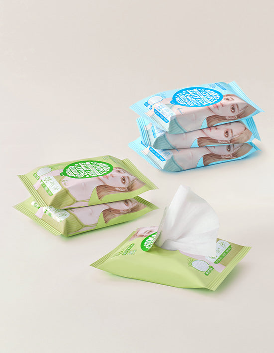 Ariul Smooth & Pure Cooling Deo Tissue, 2 Types (티슈) | 스무스 앤 퓨어 쿨링 데오 티슈 20매*3개입 2종 (택1)