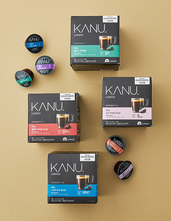 Kanu Coffee Capsules, 6 Types (캡슐커피) | 커피 캡슐 16개입 6종(택1)(돌체구스토 호환)