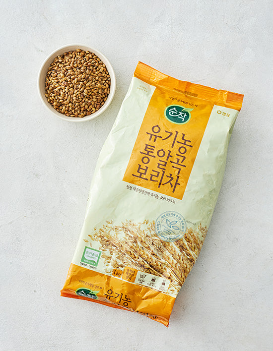 [샘표] 순작 유기농 통알곡 보리차 1kg - Kurly USA