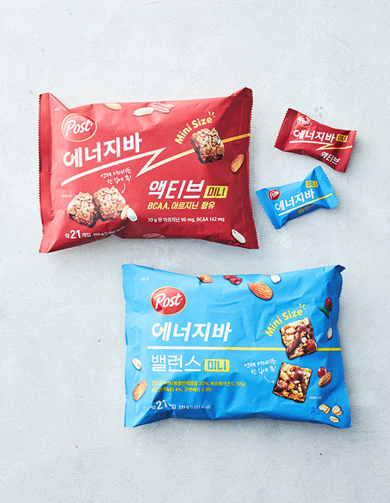 Mini Energy Bars (에너지바) | 에너지바 미니 2종 (택1)