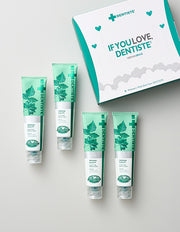 [덴티스테] 뉴플러스 화이트 치약 160g 선물세트 (4P) (쇼핑백포함) - Kurly USA