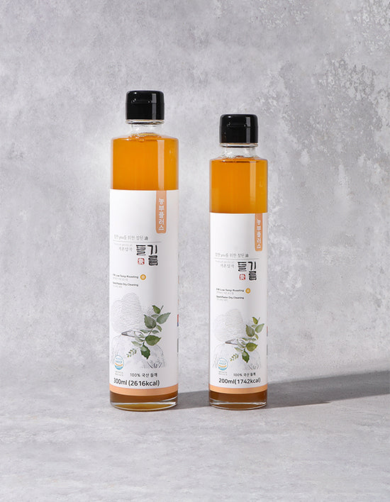 Cold-Pressed Korean Perilla Oil (Deulgireum) | 저온 압착 들기름 2종 (택1)