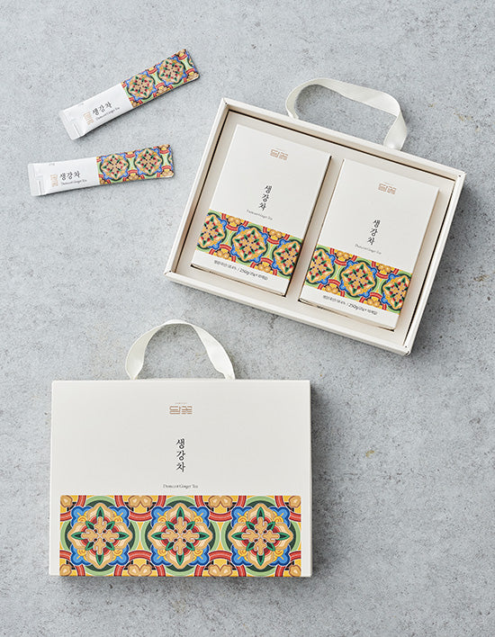 [담꽃] 생강차 선물세트 (10개입*2세트) - Kurly USA