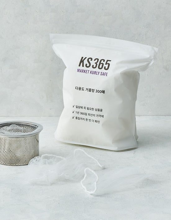 [KS365] 길어서 좋은 다용도 배수구 거름망 300매 - Kurly USA