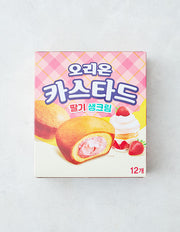 [오리온] 카스타드 딸기 생크림 276g - Kurly USA