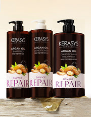 Real Nature Argan Oil Repair Care, 3 Types (샴푸) | 리얼네이처 아르간오일 리페어 샴푸/컨디셔너/트리트먼트 1L 3종 (택1)