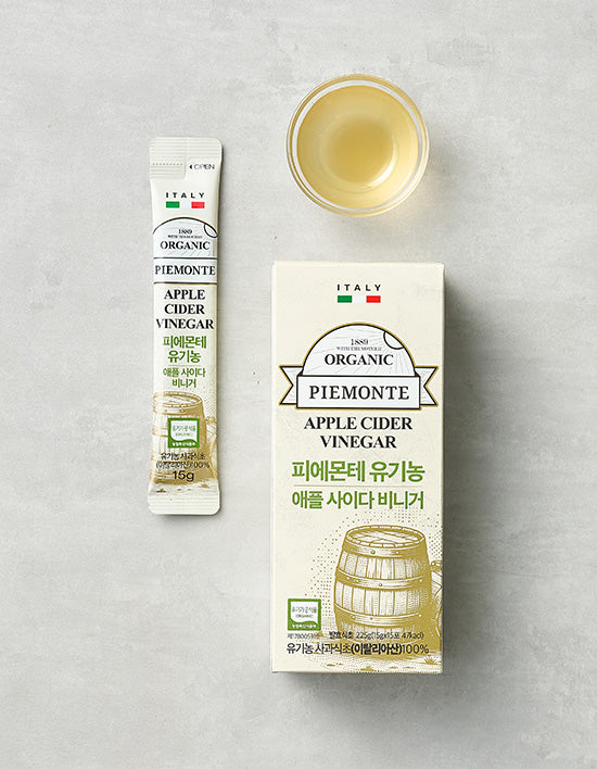 Organic Apple Cider Vinegar Sticks (사과식초) | 유기농 사과식초 스틱 15gx15포