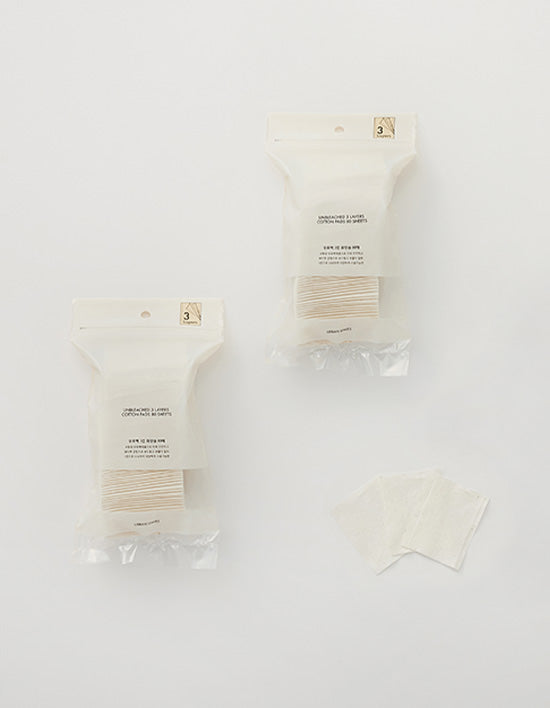 [어반리브즈] 무표백 3겹 화장솜 오리지널 160매입 (80매*2EA) - Kurly USA