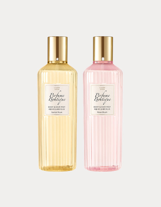 [Happy Bath] Perfume Boutique Body & Hair Mist Rose Blush 200ml (Choose 1 of 2 types)