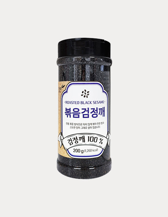 Roasted Black Sesame Seeds (검정깨) | 볶음검정깨 200g