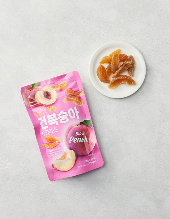 Dried Peach Slices, 110g (건복숭아) | 건복숭아 슬라이스 (말랭이) 110g